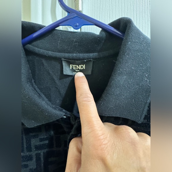 Authentic Fendi Polo Shirt small size used like new - Picture 2 of 5